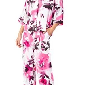 Donna Karan Luxurious Pink and Black Sleepwear